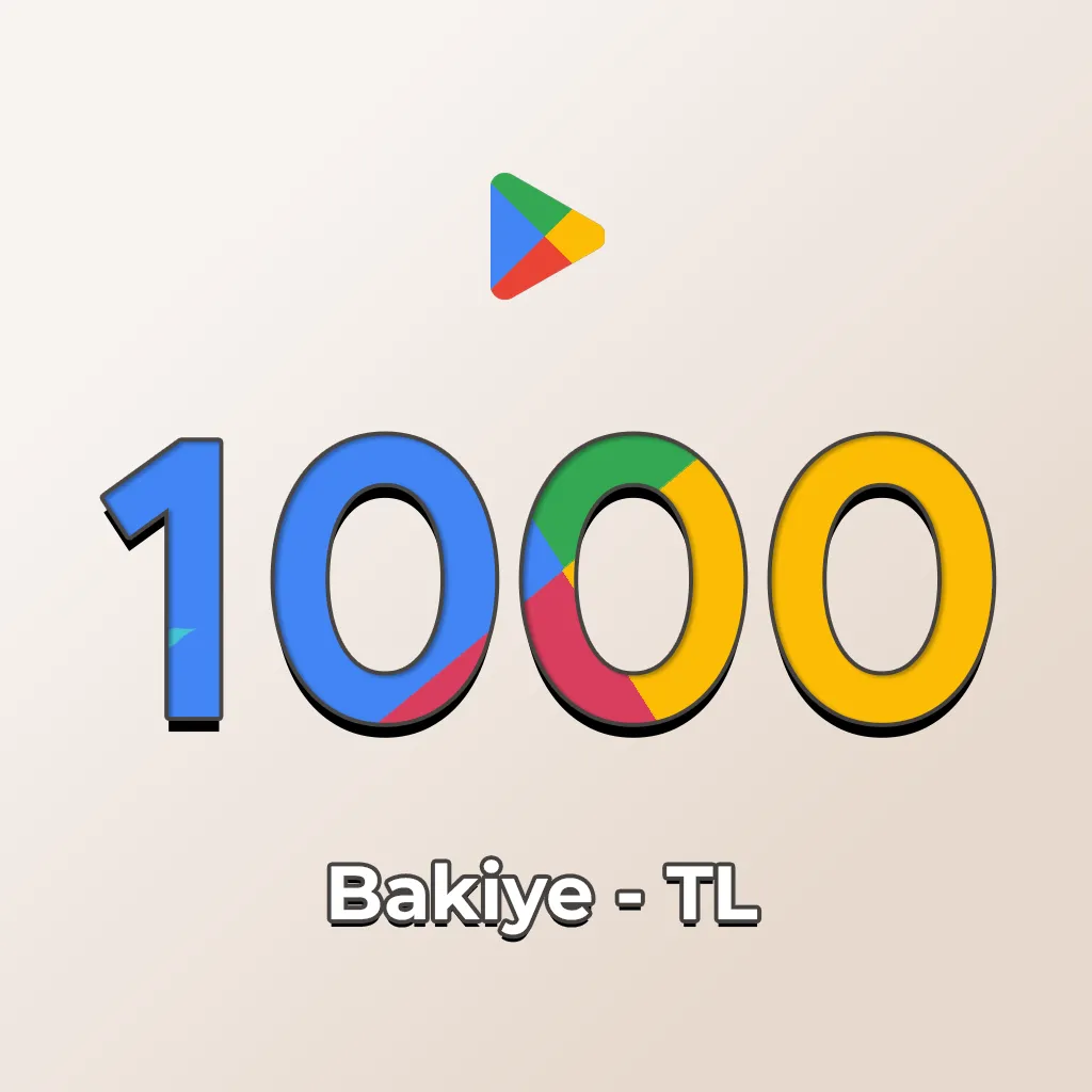 Google Play 1000 TL
