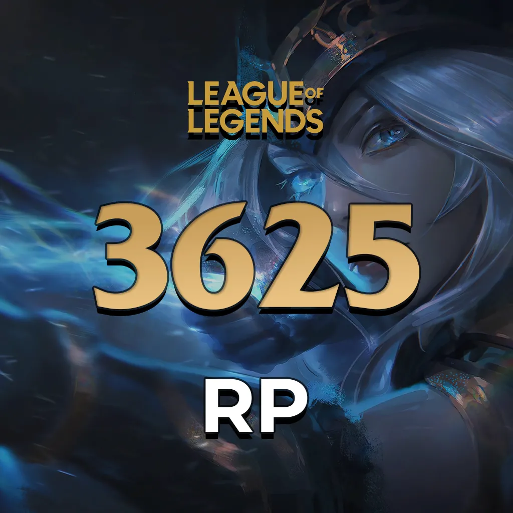 League of Legends 3625 RP Yükleme Şansı