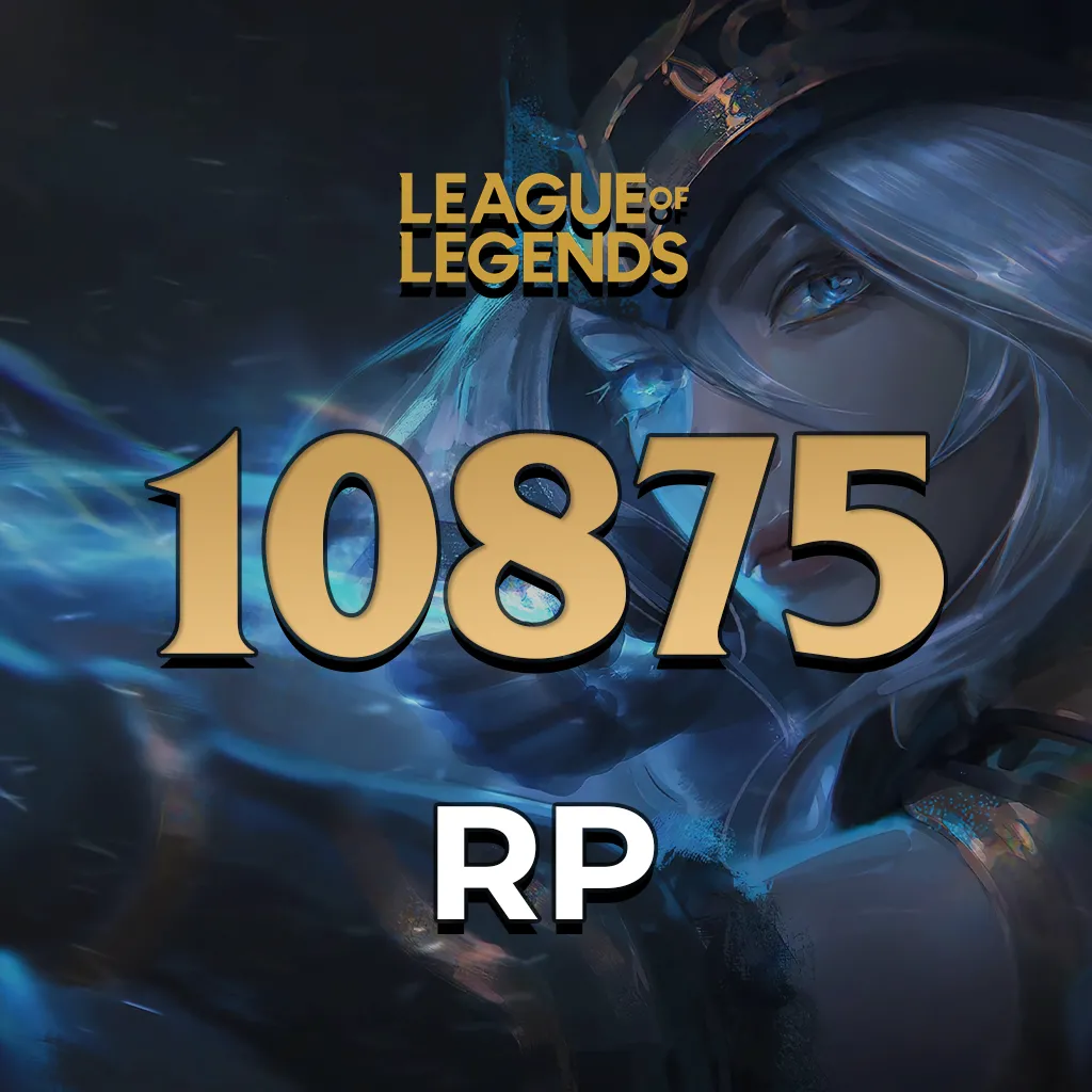 League of Legends 10875 RP Yükleme Şansı
