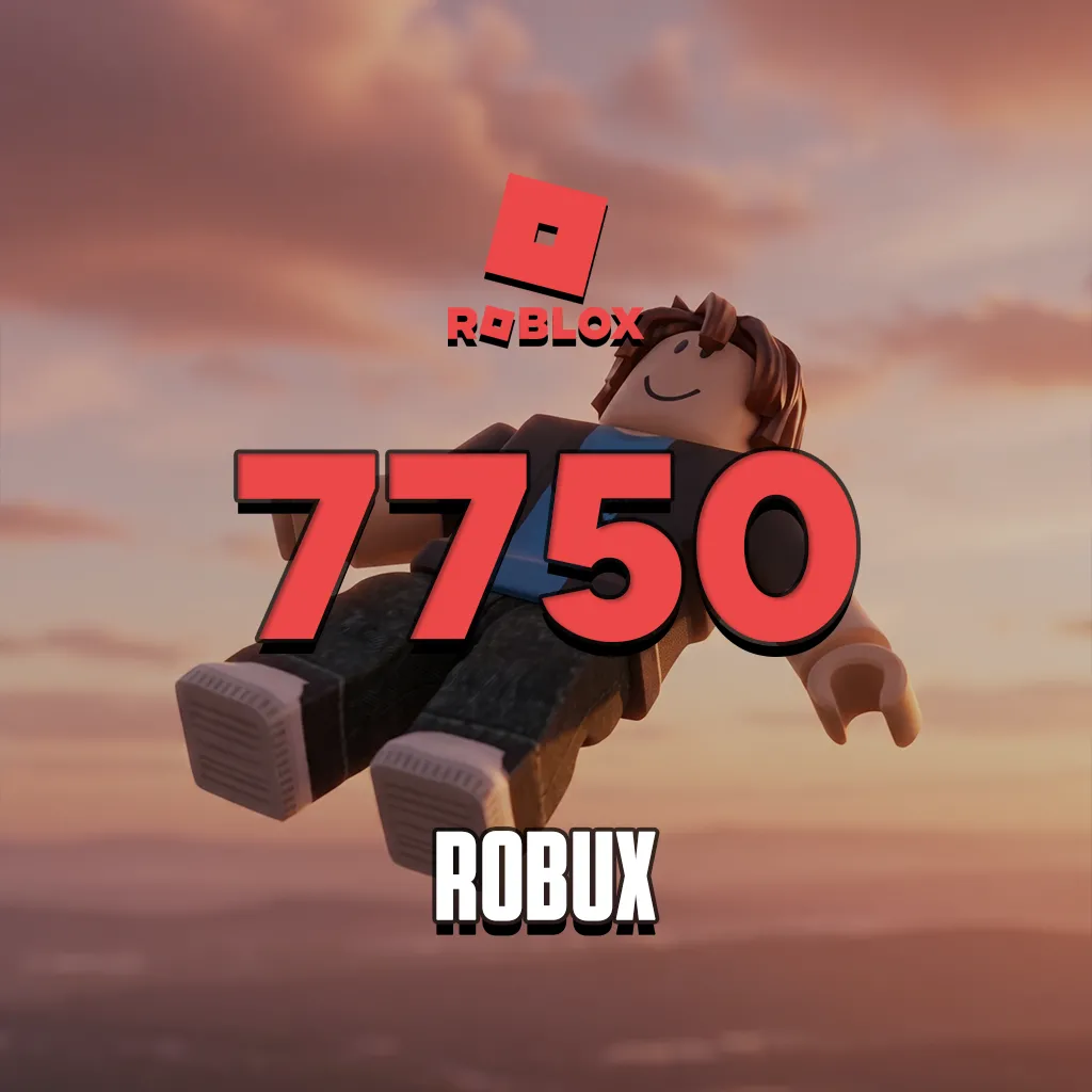 Roblox 7750 Robux Yükleme Şansı